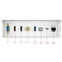 Nanocable Caja de Conexiones Multimedia Blanco 10.35.0004